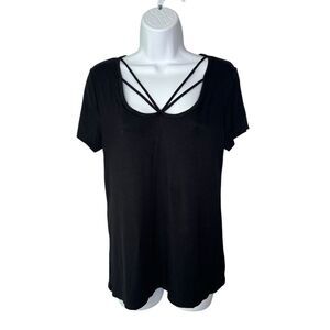 Americanable Women’s M Strappy Short Sleeve Top